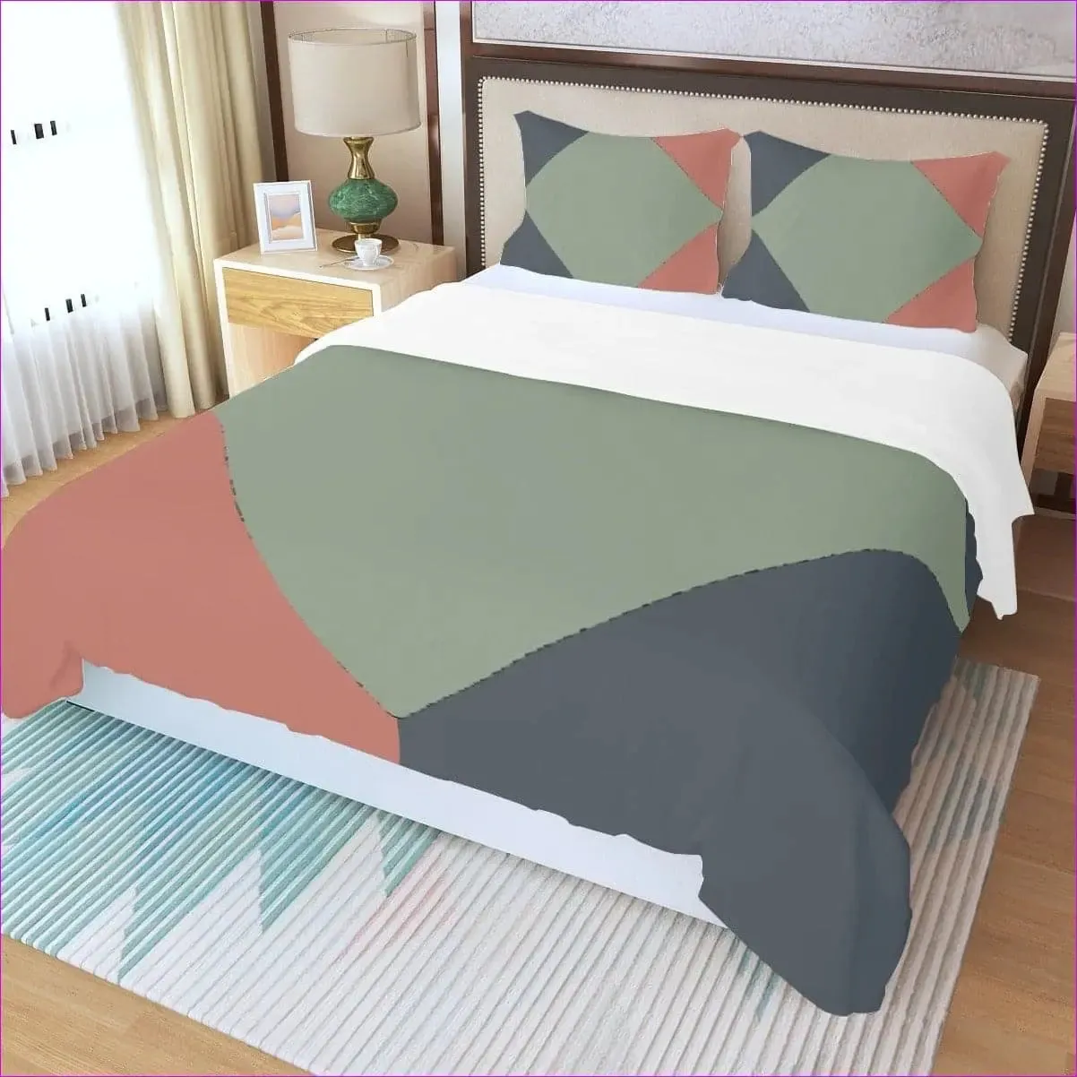 Eclectic Three Piece Duvet Cover Set