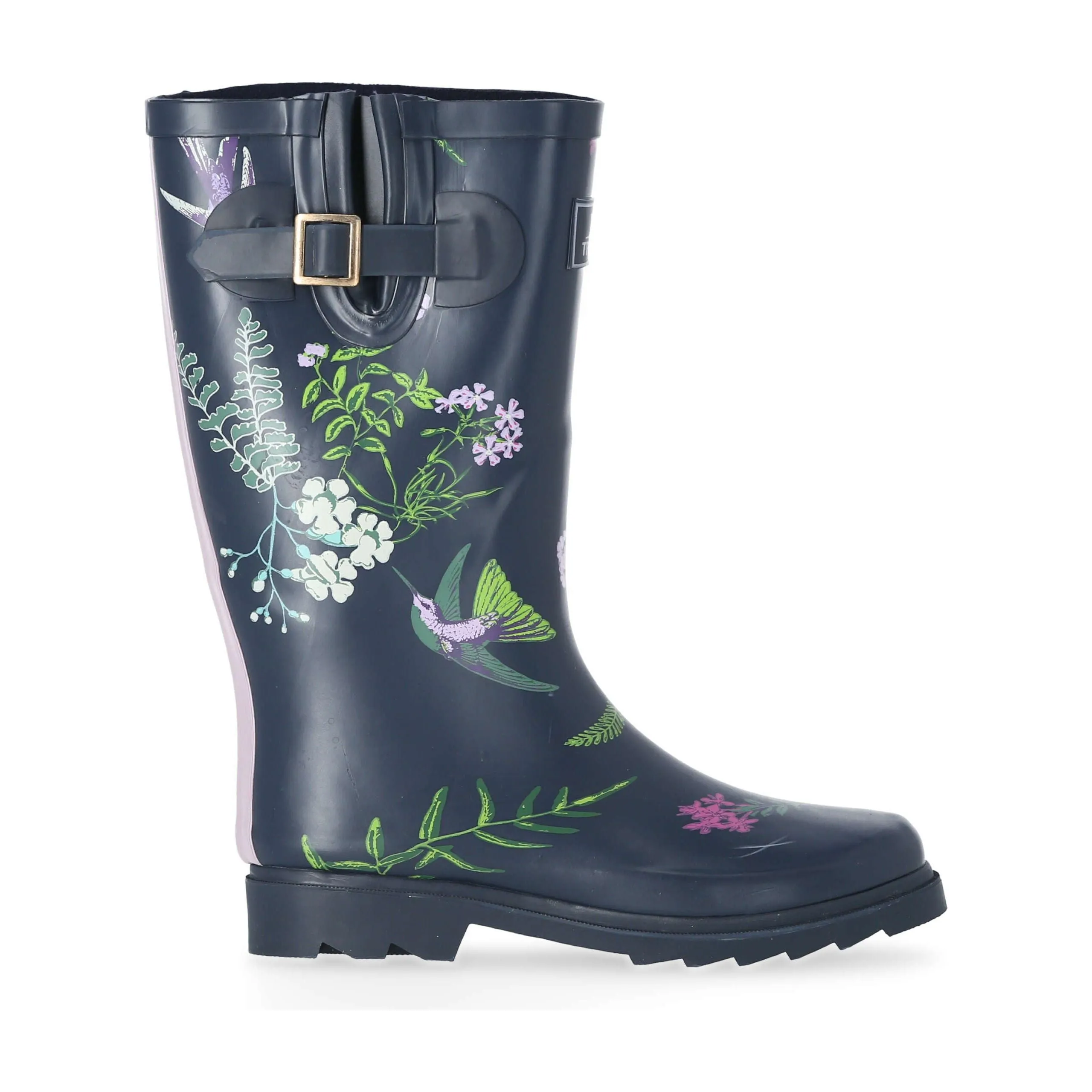 Elena Women's Patterned Wellies - Humming Bird Print