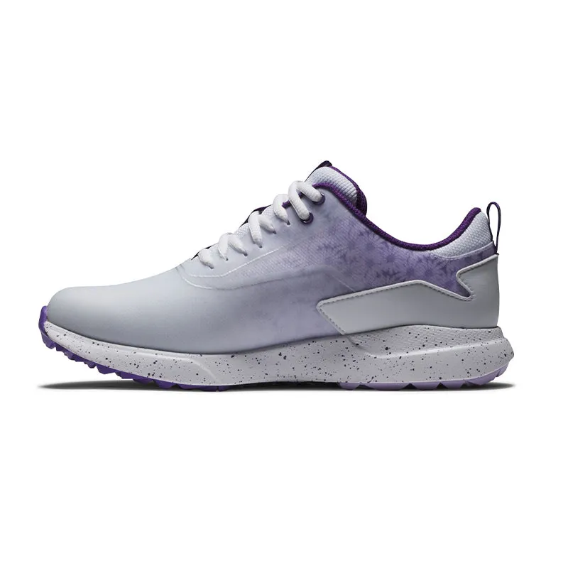 FOOTJOY Performa Women’s Spikeless Shoes (White/Purple)