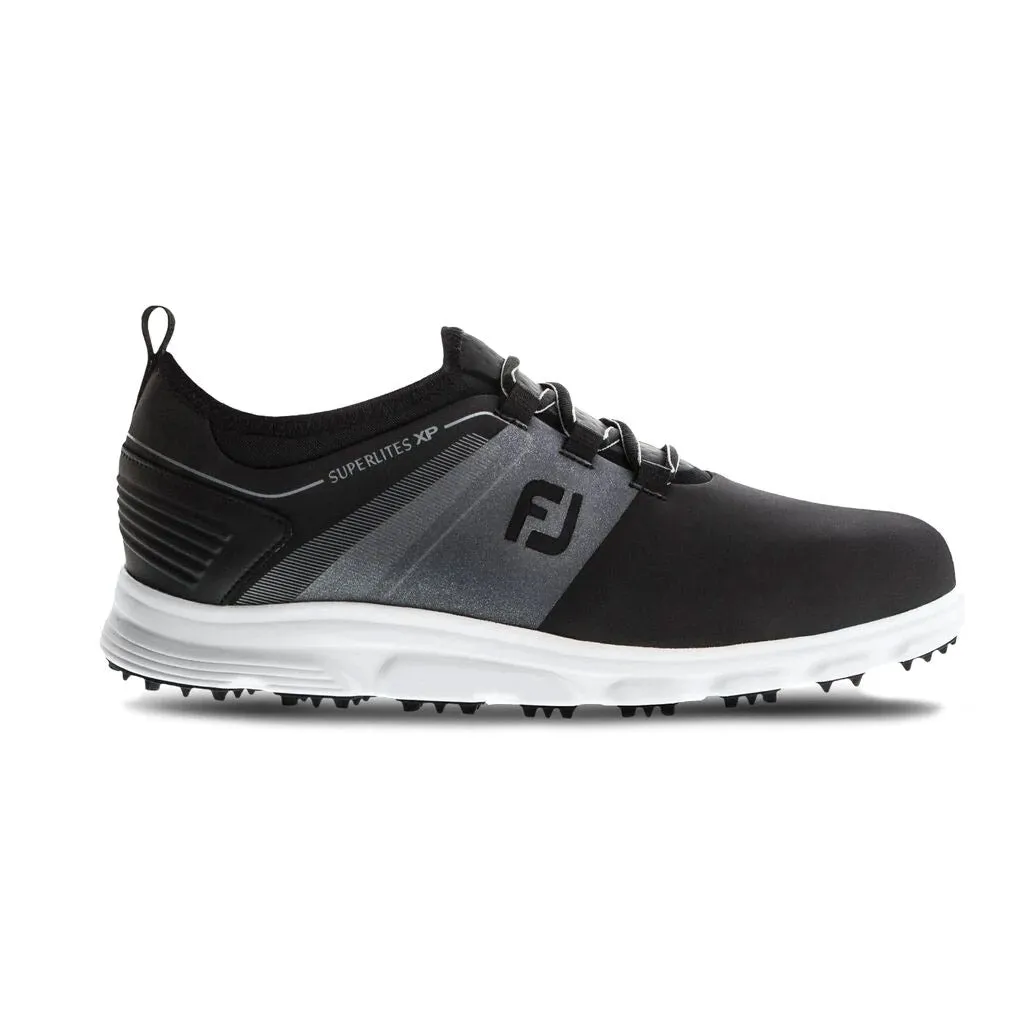 FootJoy SuperLites XP Black Mens Golf Shoes