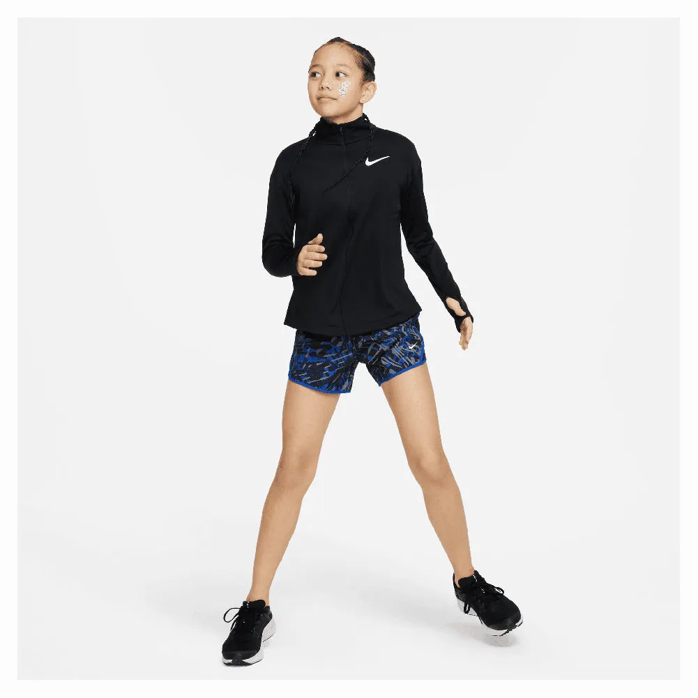 Girls' Dri-FIT Tempo Running Shorts Game Royal and Black