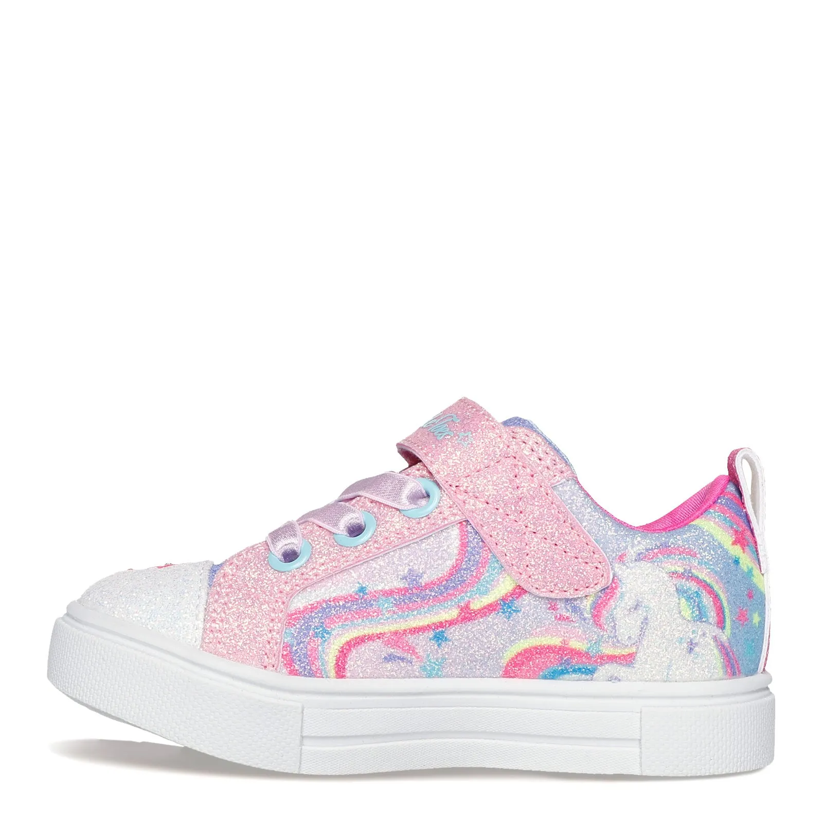 Girl's Skechers, Twinkle Toes: Twinkle Sparks - Whimsical Shimmer Sneaker - Toddler