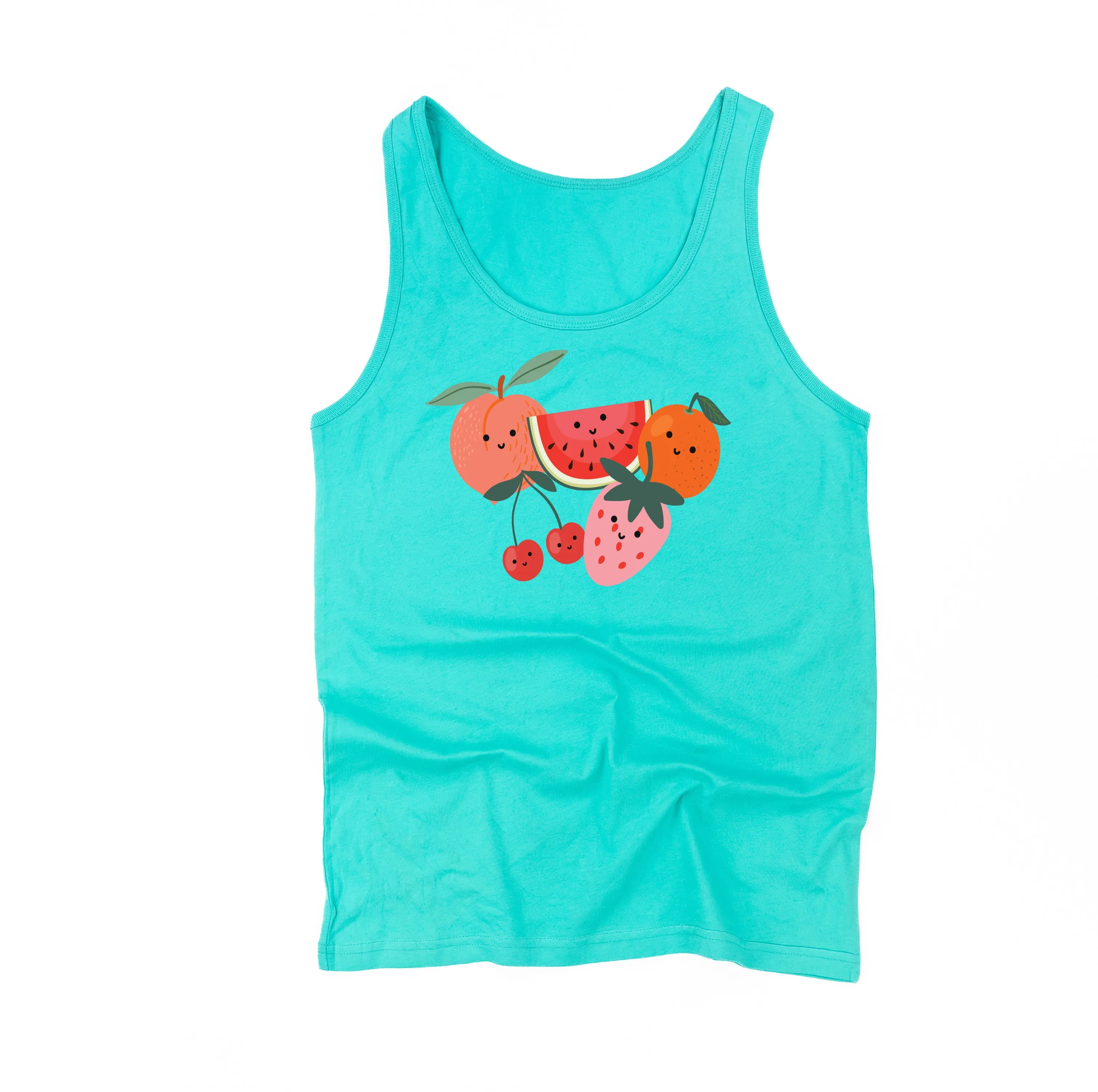 Group of Smiley Fruit - Unisex Jersey Tank