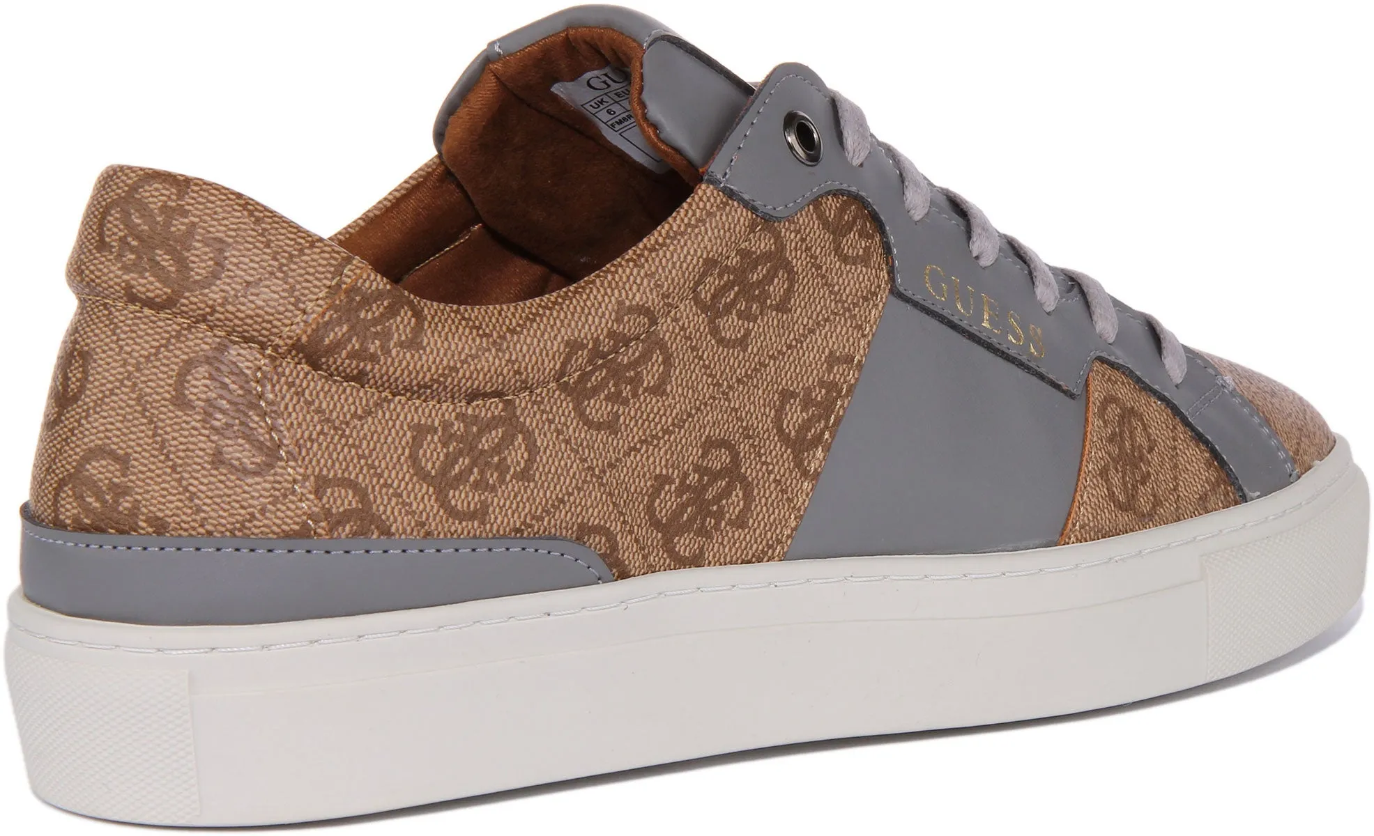 Guess Ravenna Trainers In Lattee Grey For Men