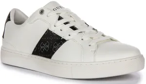 Guess Todi Sneaker In White Black For Men