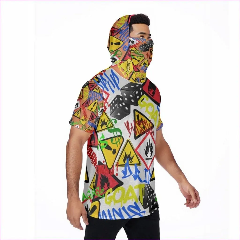 Hazard Men's T-Shirt With Mask