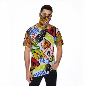 Hazard Men's T-Shirt With Mask