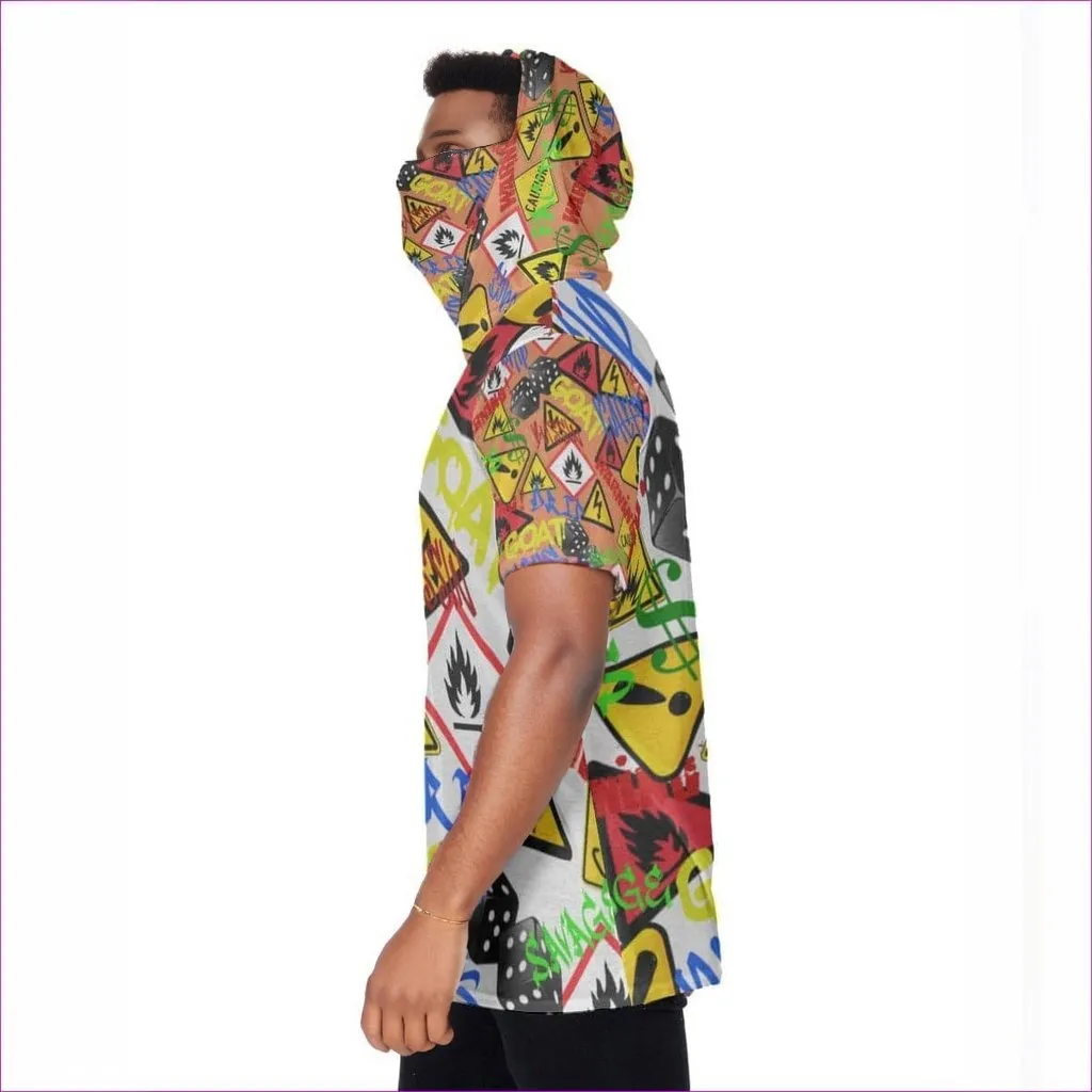 Hazard Men's T-Shirt With Mask