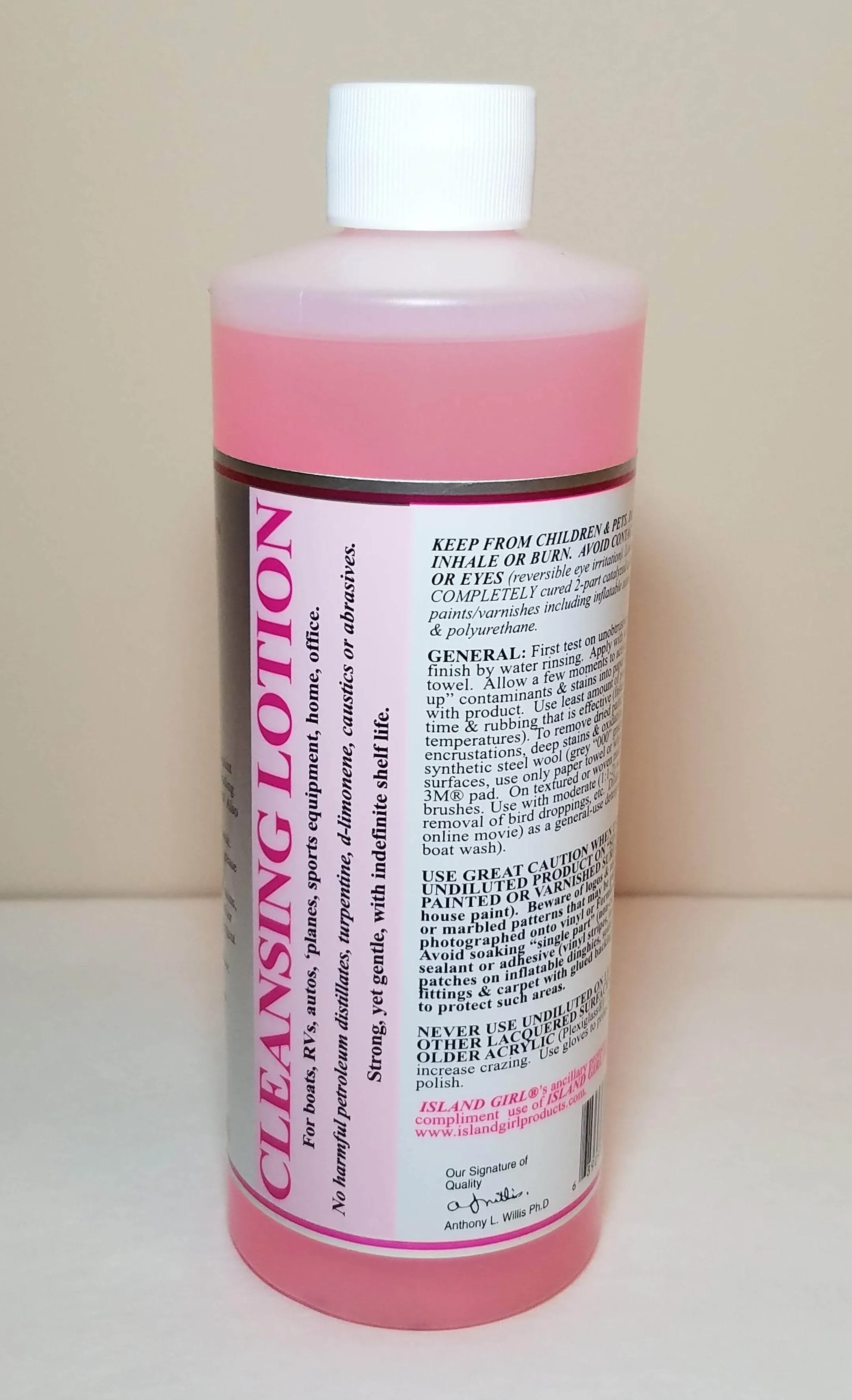 Island Girl Pink Cleansing Lotion