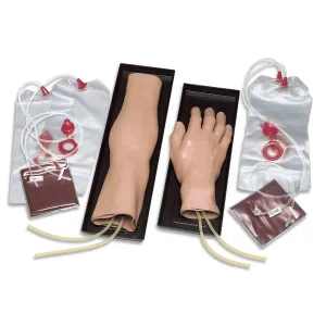 IV Hand and Arm Simulator Set - Light Skin