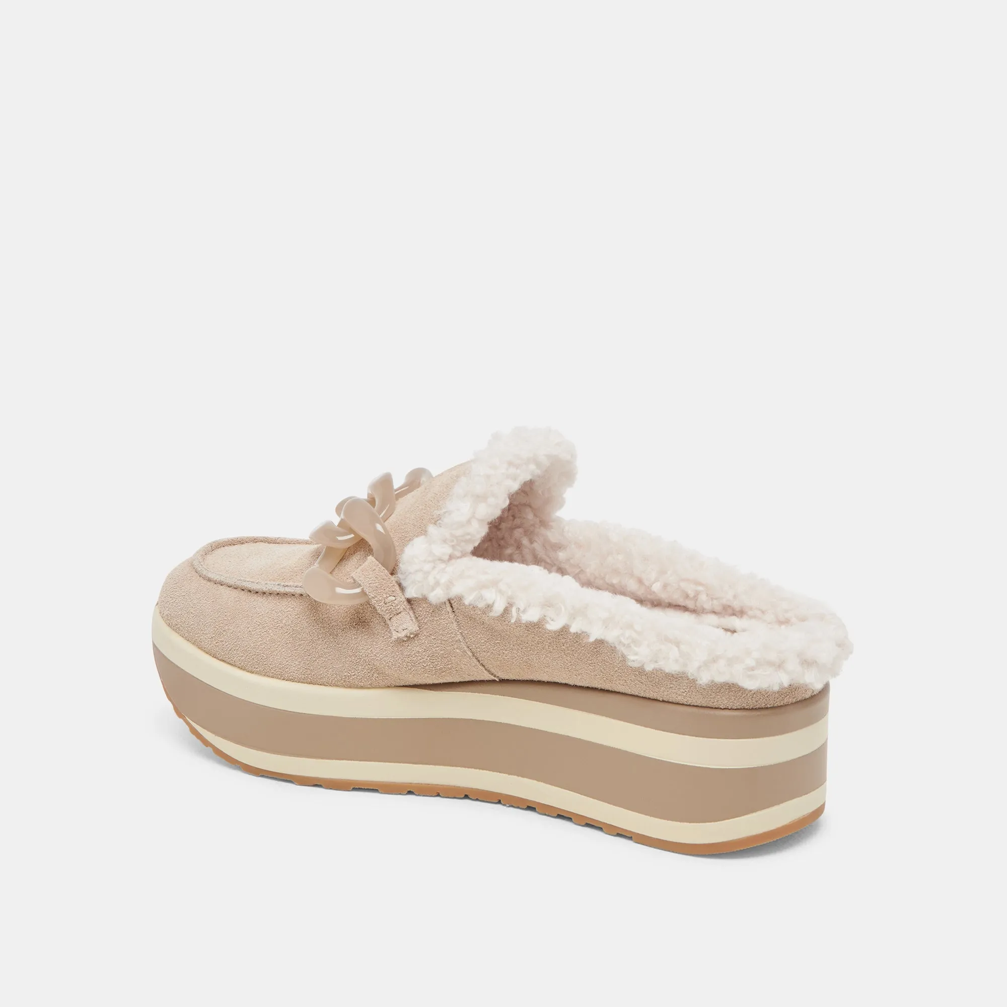 JAMEY PLUSH SNEAKERS TAUPE SUEDE