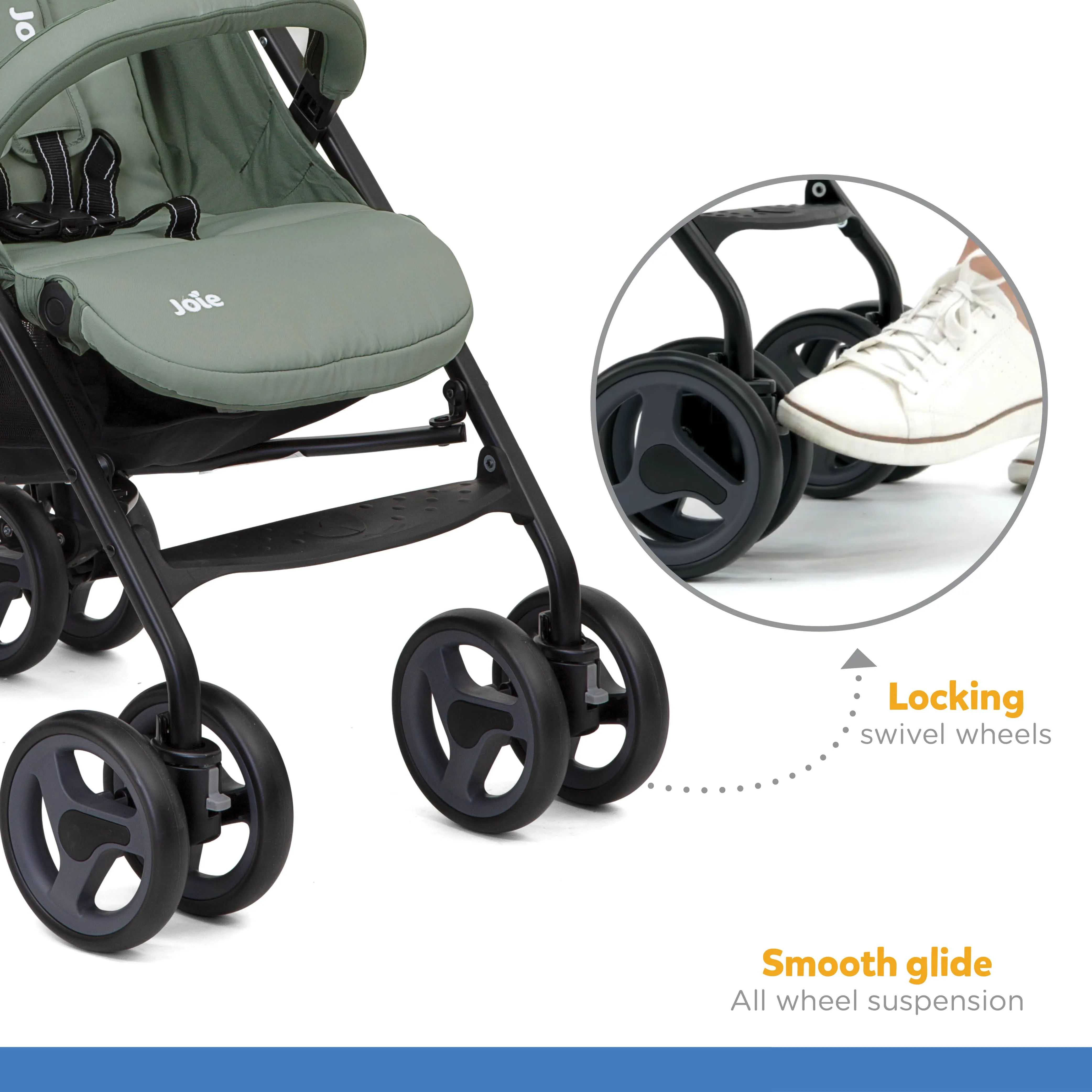 Joie Nitro Lx Stroller-Birth to 36months