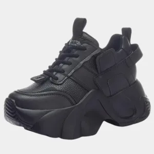 Joskaa 2024 New Black Platform Sneakers Branded