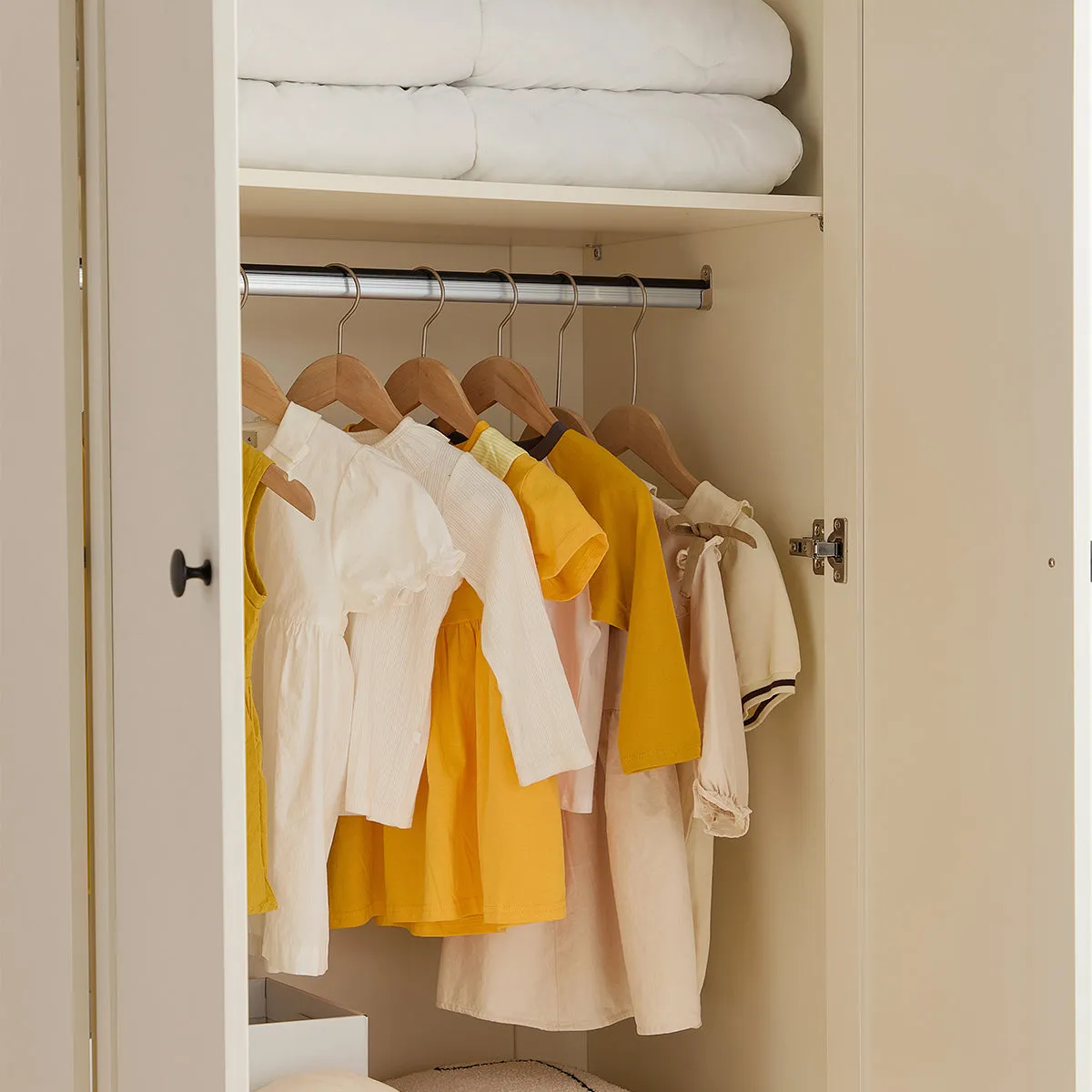 Julies Kids White Wardrobe Cabinet