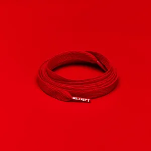 Junior Flatties Shoelaces · Red