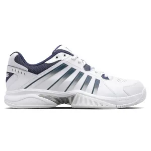 K-Swiss Receiver V Mens Tennis Shoes - White/Peacoat/Silver