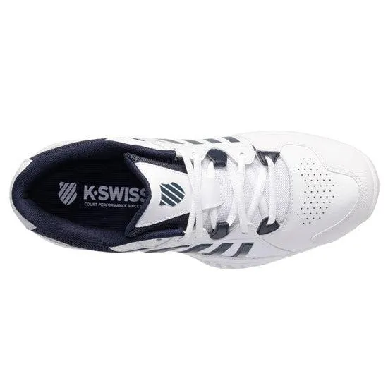 K-Swiss Receiver V Mens Tennis Shoes - White/Peacoat/Silver