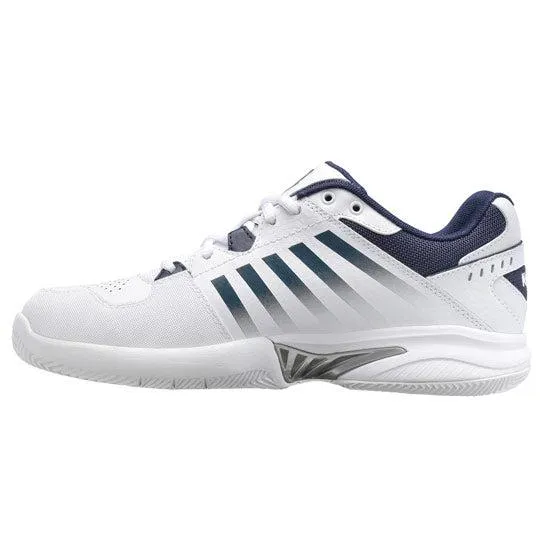 K-Swiss Receiver V Mens Tennis Shoes - White/Peacoat/Silver