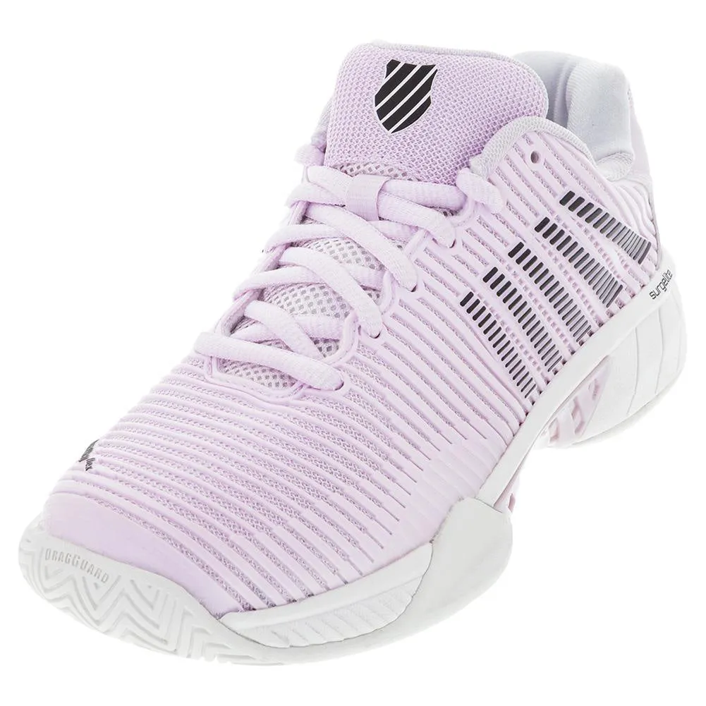 K-Swiss Women's Hypercourt Express 2 Tennis Shoes Orchid Ice/Black/Blanc