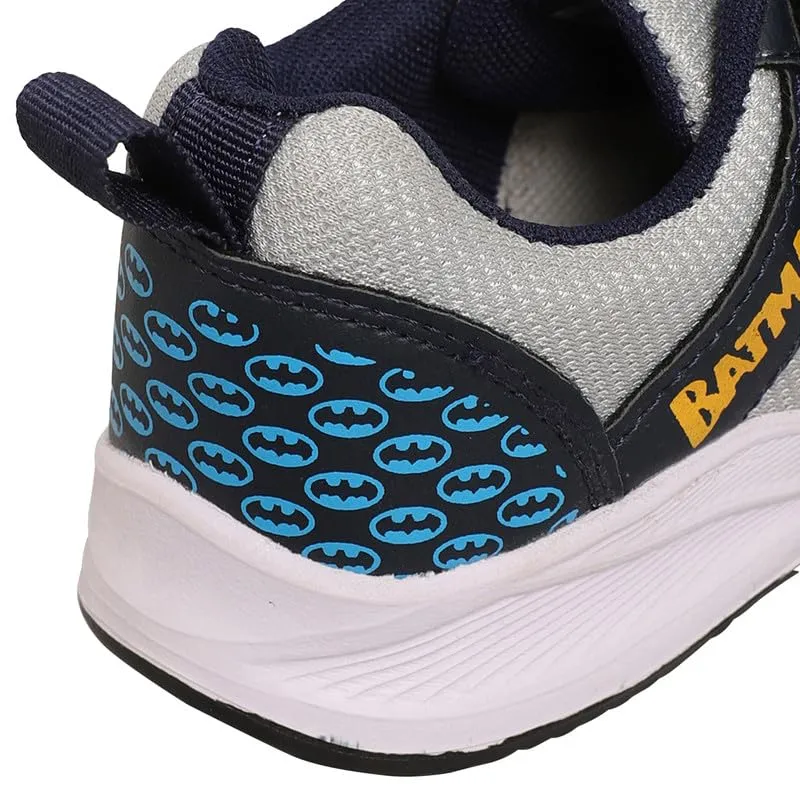 Kidsville Kids Boys Batman Printed Light Grey Shoes