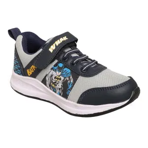 Kidsville Kids Boys Batman Printed Light Grey Shoes