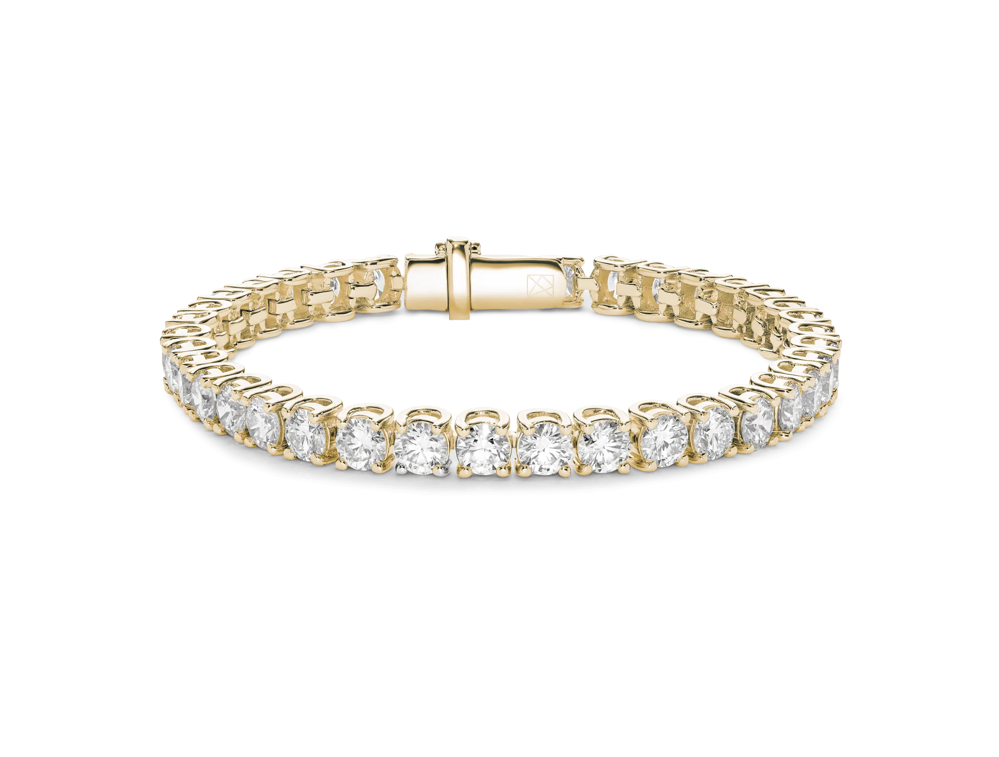 Lab-Grown Diamond Large Tennis Bracelet - E-F color, 7" length | White