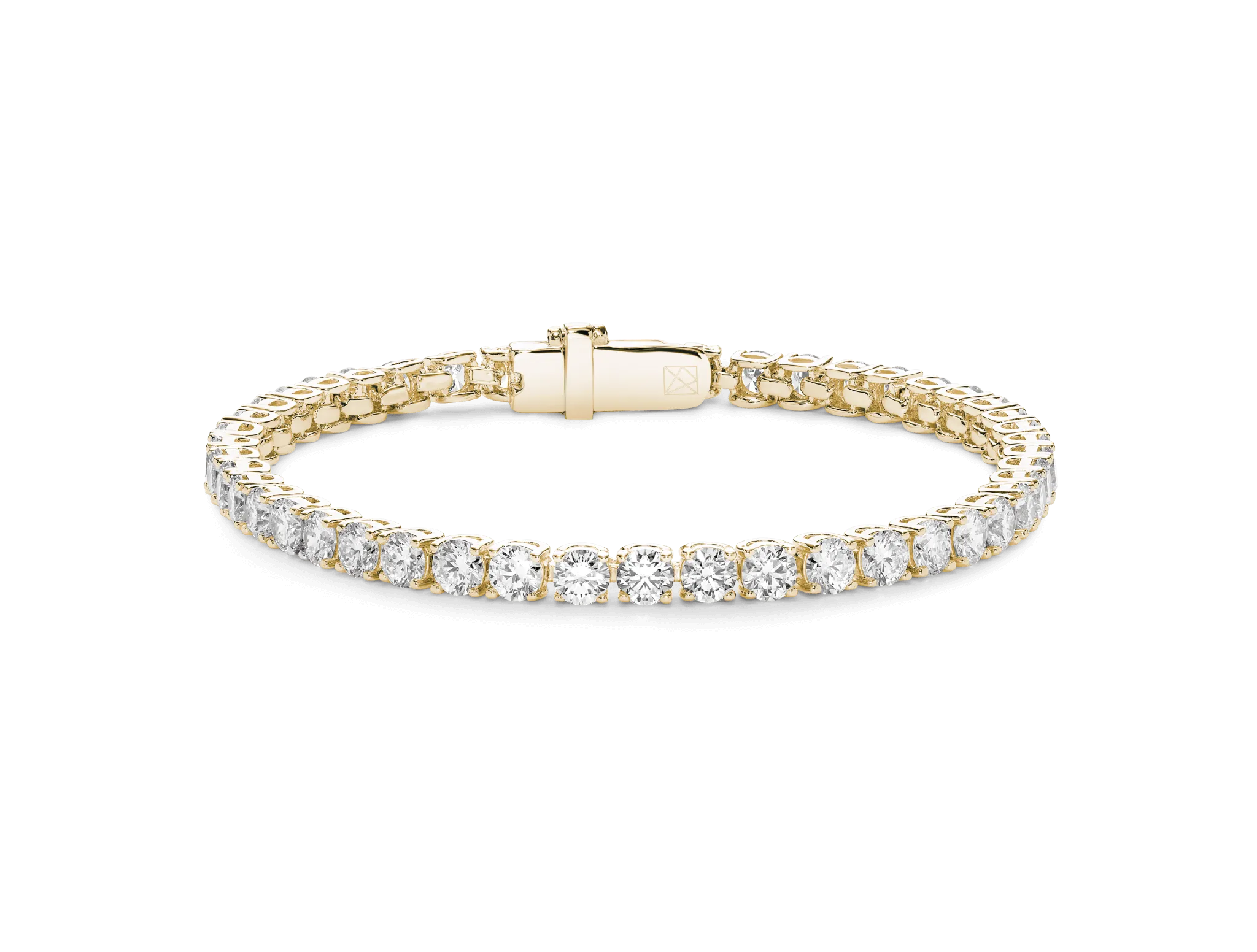 Lab-Grown Diamond Medium Tennis Bracelet - E-F color, 6.5" length | White