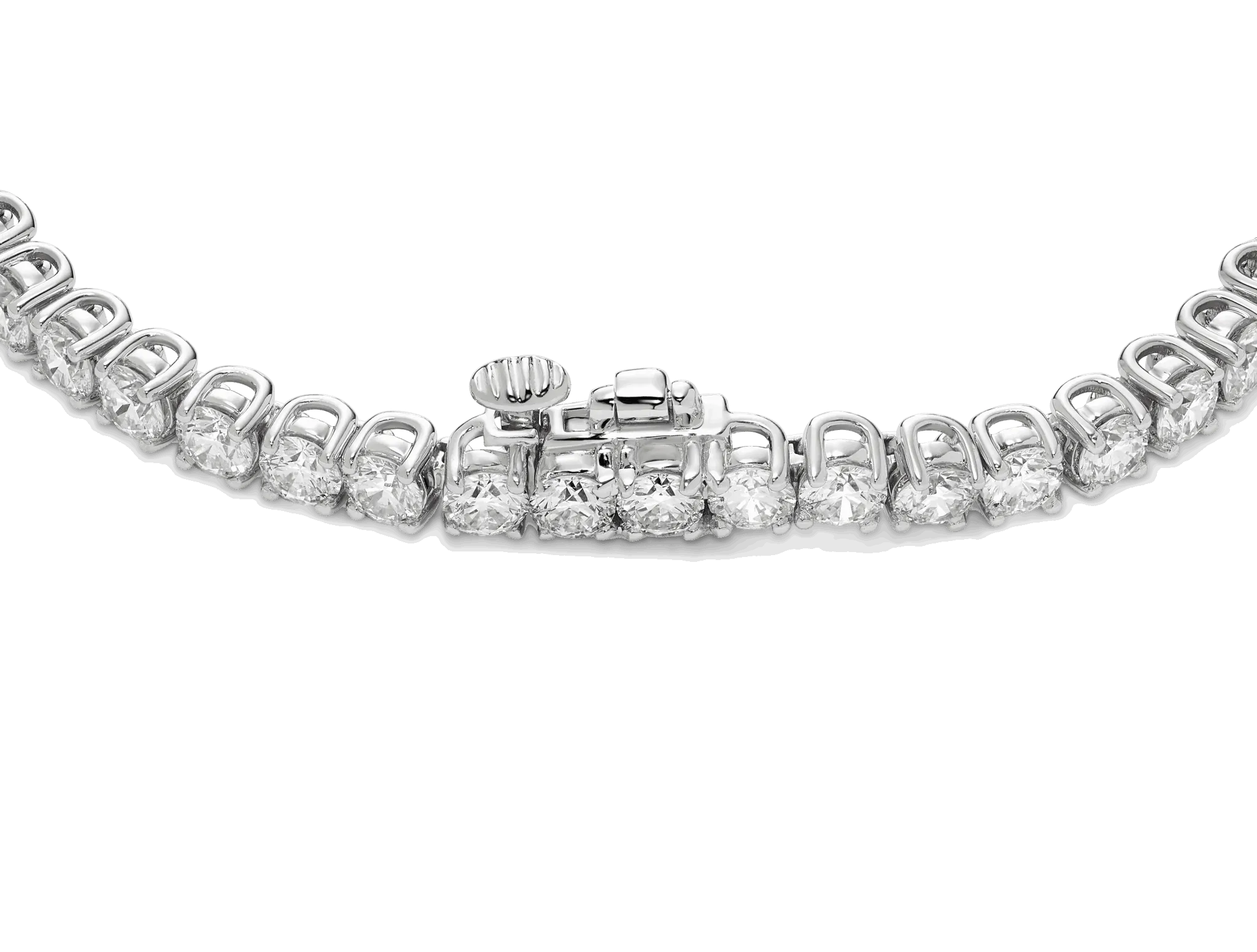 Lab-Grown Diamond Small Tennis Bracelet - E-F color, 6.5" length | White