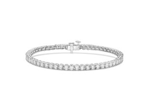 Lab-Grown Diamond Small Tennis Bracelet - E-F color, 6.5" length | White