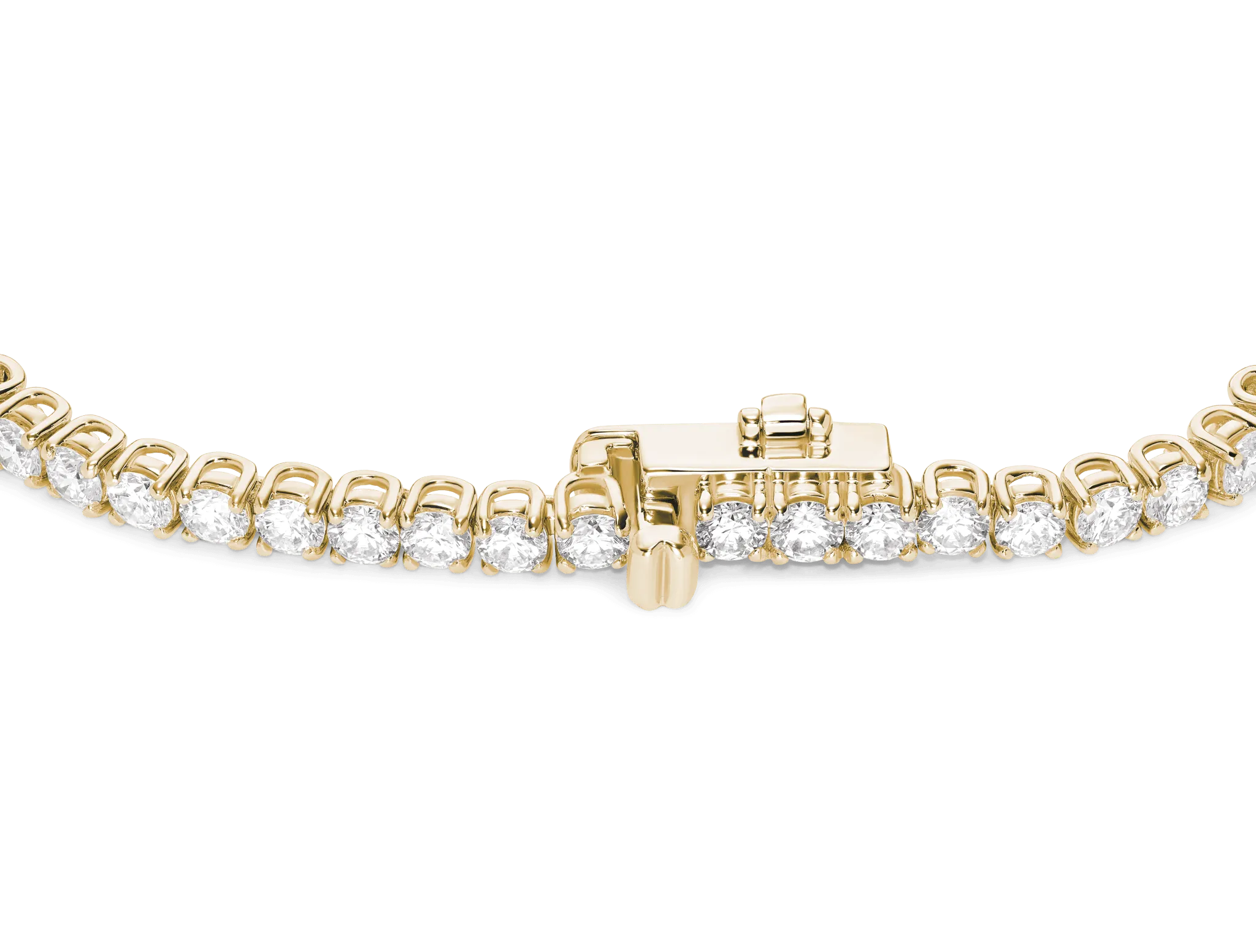 Lab-Grown Diamond Small Tennis Bracelet - E-F color, 7" length | White