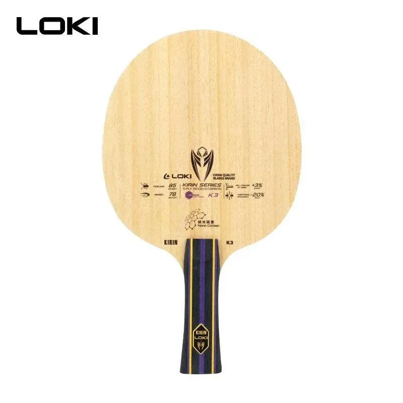 LOKI Kirin K3 Nano Carbon 7-Ply Table Tennis Blade OFF 