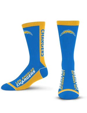 Los Angeles Pro Football Socks Adult Team Logo and Colors Large Crew Sport Socks Footwear for Men and Women Game Day Apparel