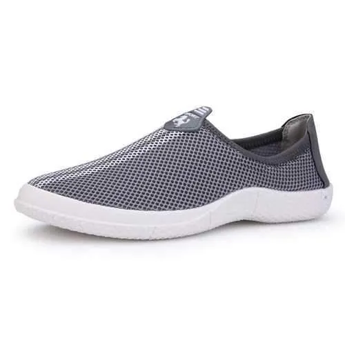 Men Casual Outdoor Mesh Breathable Slip on Sneakers Shoes