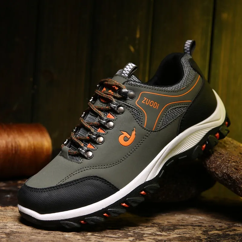 Men's Hiking Shoes Waterproof Walking Sneakers Outdoor Sport Brazil Vip