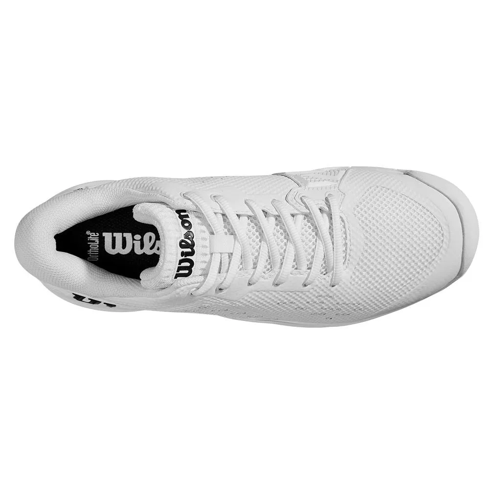 Men's Rush Pro Ace Wide Tennis Shoes White and Black