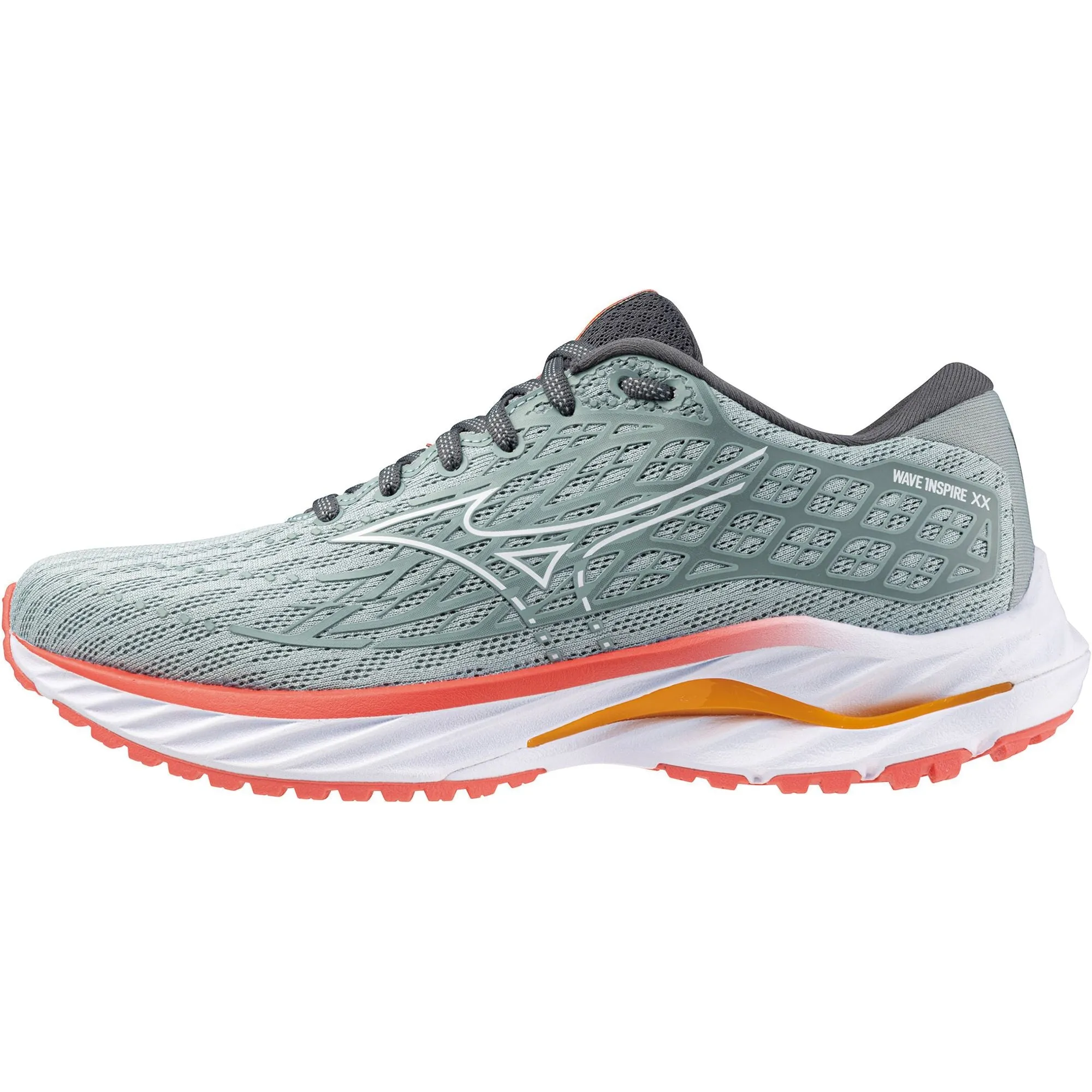 Mizuno Wave Inspire 20 Womens Running Shoes - Grey