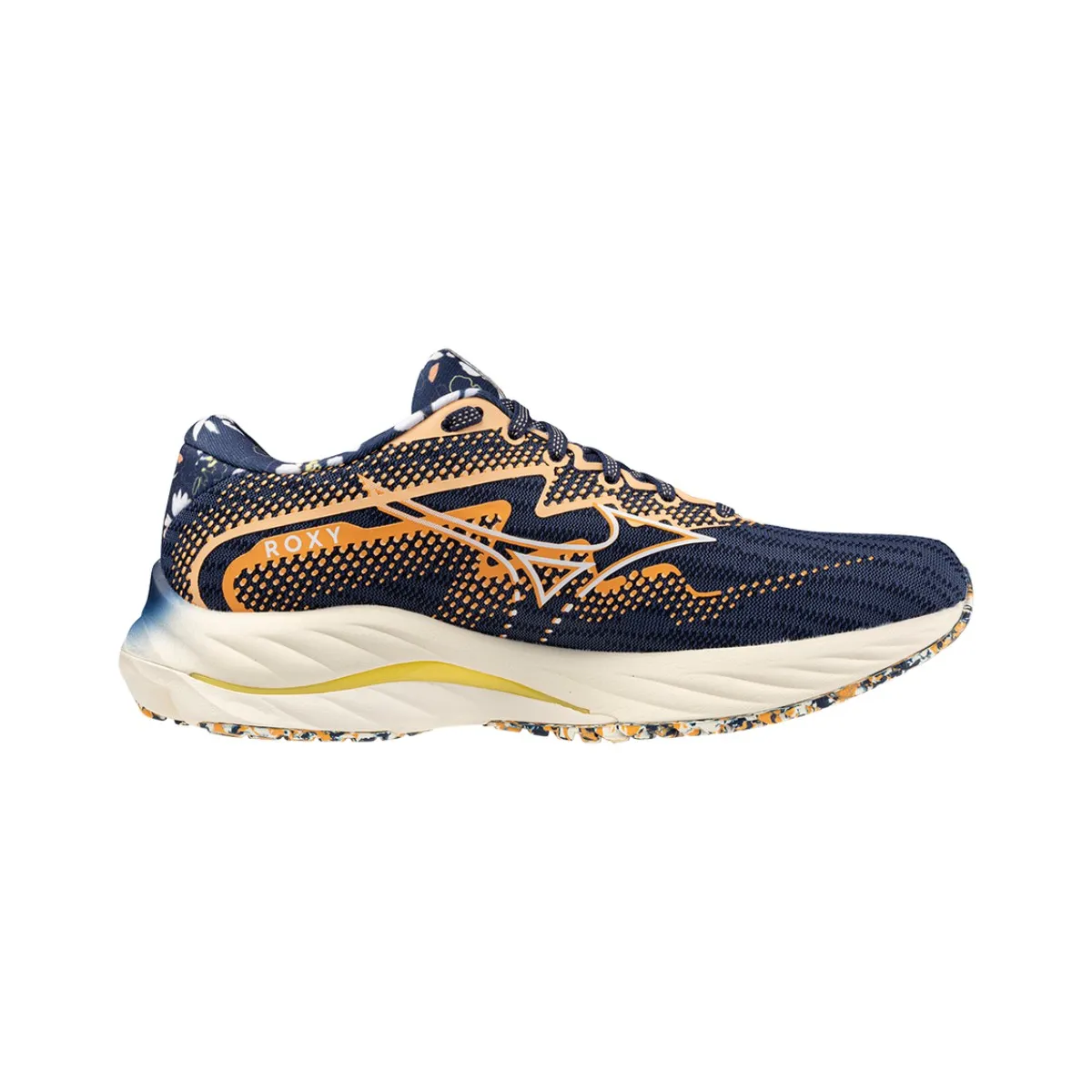 Mizuno Wave Rider 27 ROXY Blue Orange SS24 Women's Sneakers