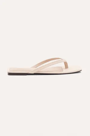 Nelly Sandal Ivory Croc