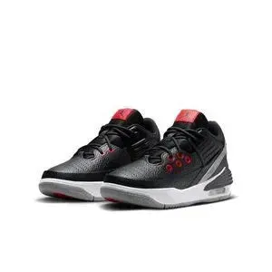 Nike Kid's Jordan Max Aura 5 Shoes - Black / University Red / White / Cement Grey