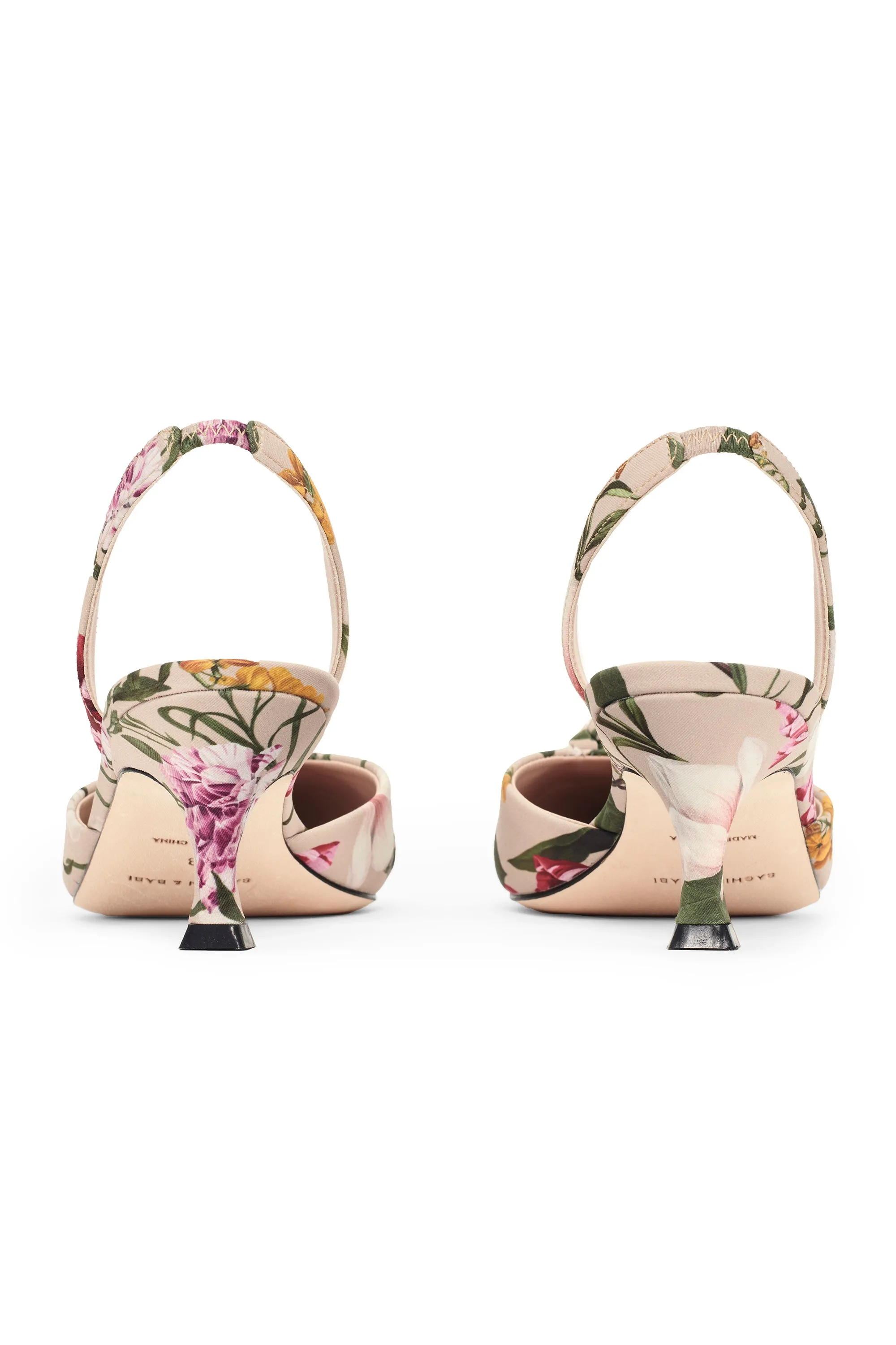 NOLITA KITTEN HEEL - FRENCH BRISTRE BLOSSOMS