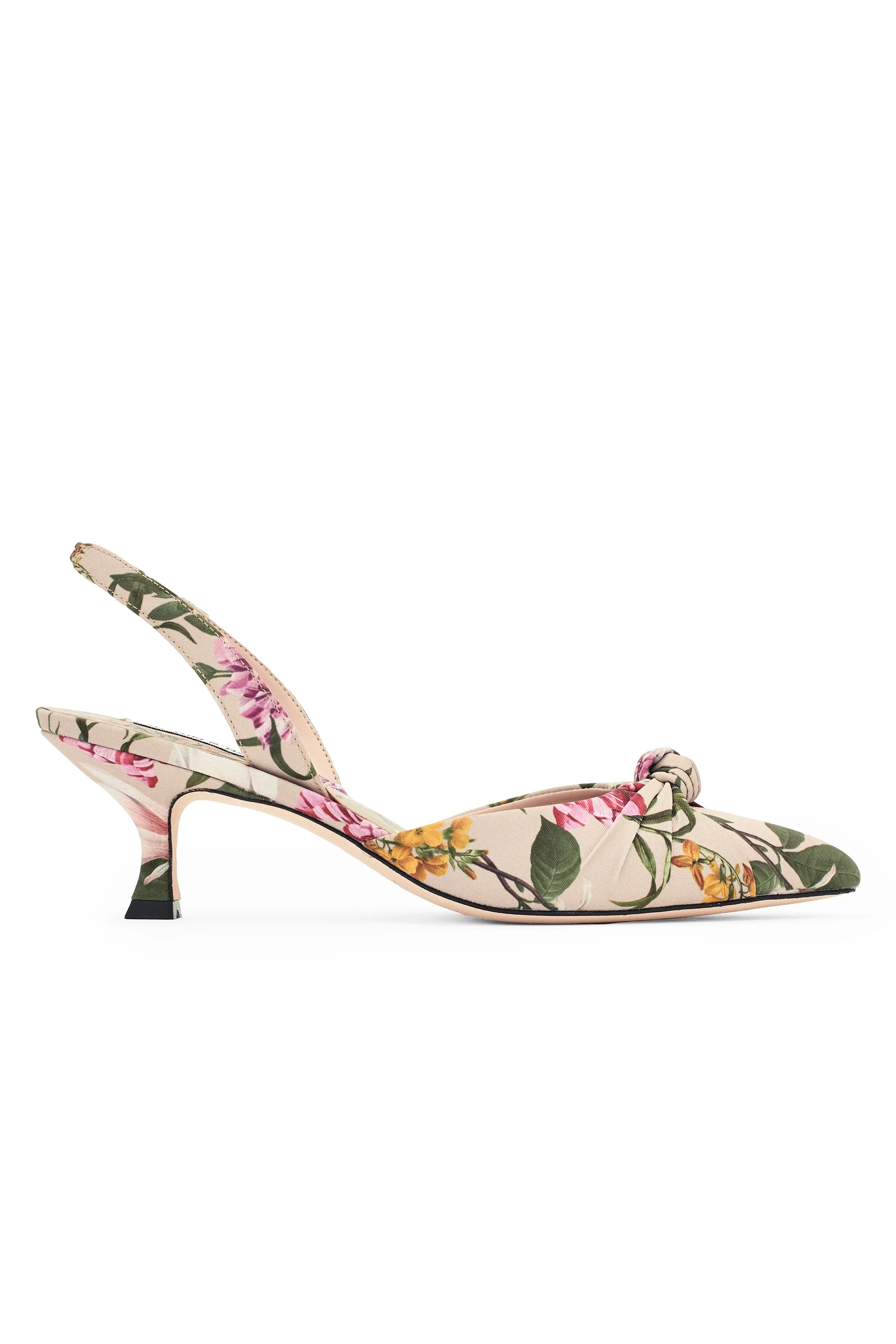 NOLITA KITTEN HEEL - FRENCH BRISTRE BLOSSOMS