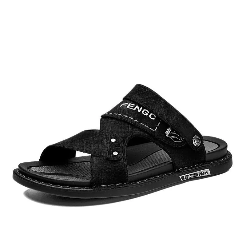 OCW Men Ankle Strap Comfy Walking Sandals Trendy Slides