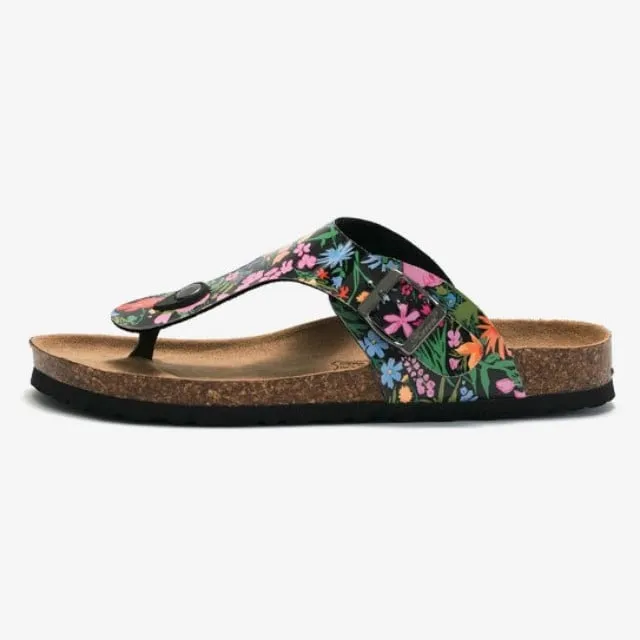 OCW Women Summer Floral Flip-flops Orthopedic Sandals