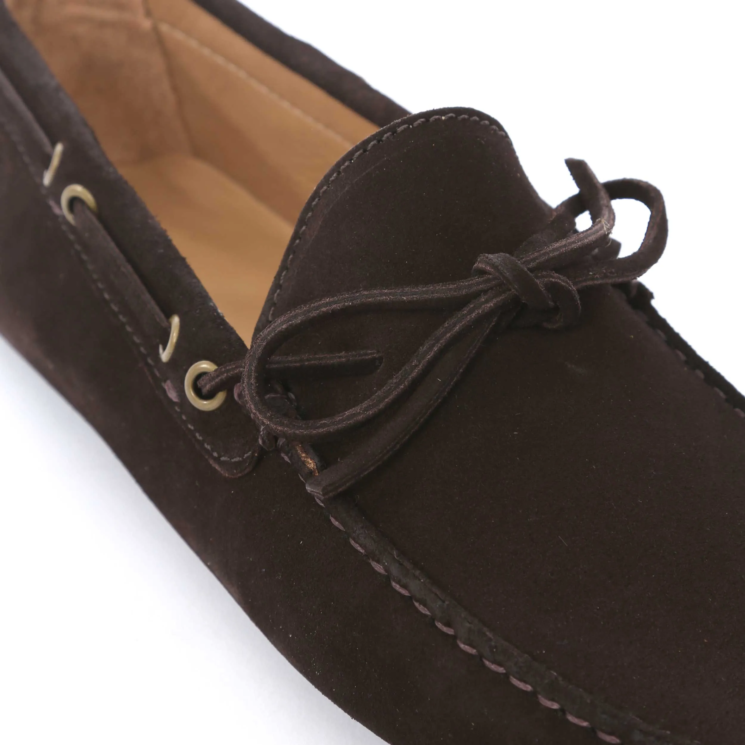 Oliver Sweeney Lastres Shoe in Chocolate Suede