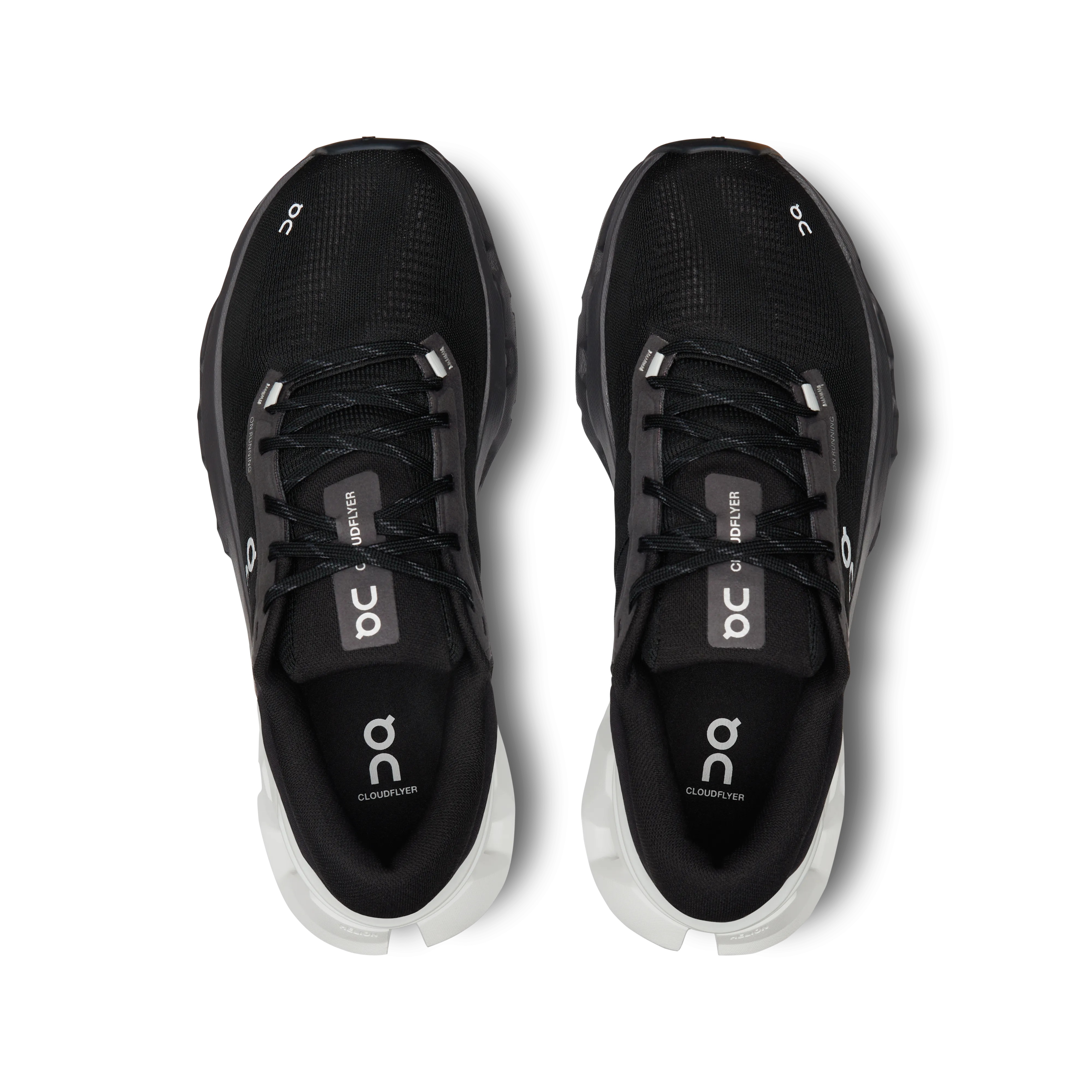 On Running Men's Cloudflyer 5 Shoes - Black / White