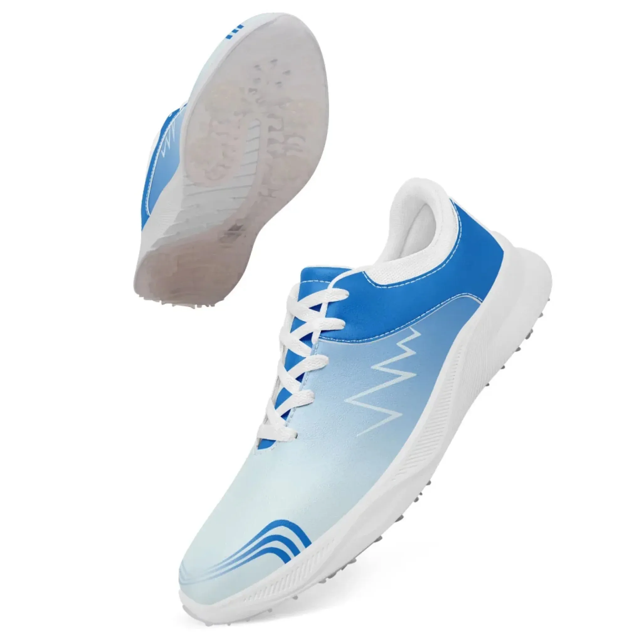 Personalized Golf Sneakers, Custom High-Quality Golf Shoes with Breathable Sole Holes, Stylish and Comfortable Unisex Golf Shoes