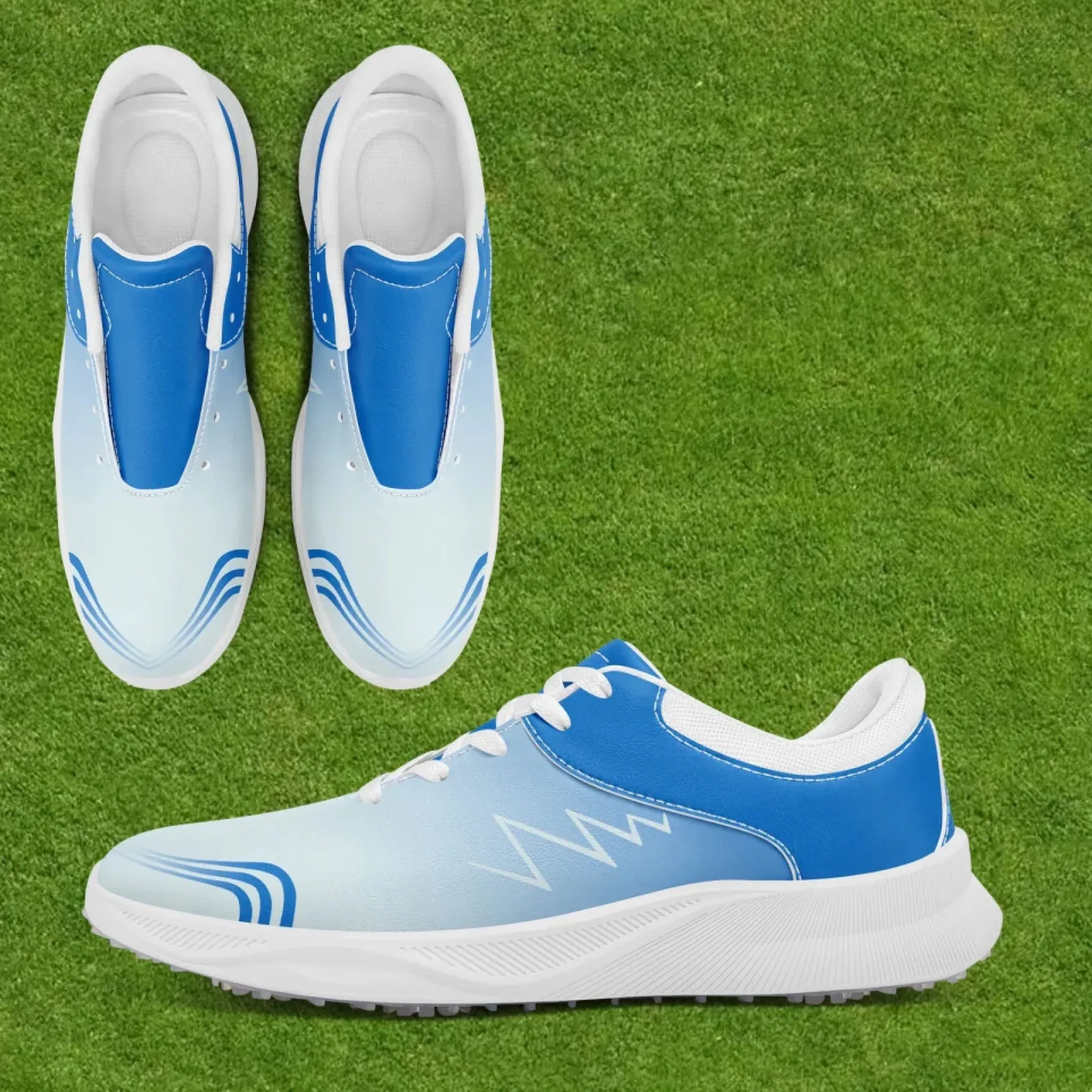 Personalized Golf Sneakers, Custom High-Quality Golf Shoes with Breathable Sole Holes, Stylish and Comfortable Unisex Golf Shoes