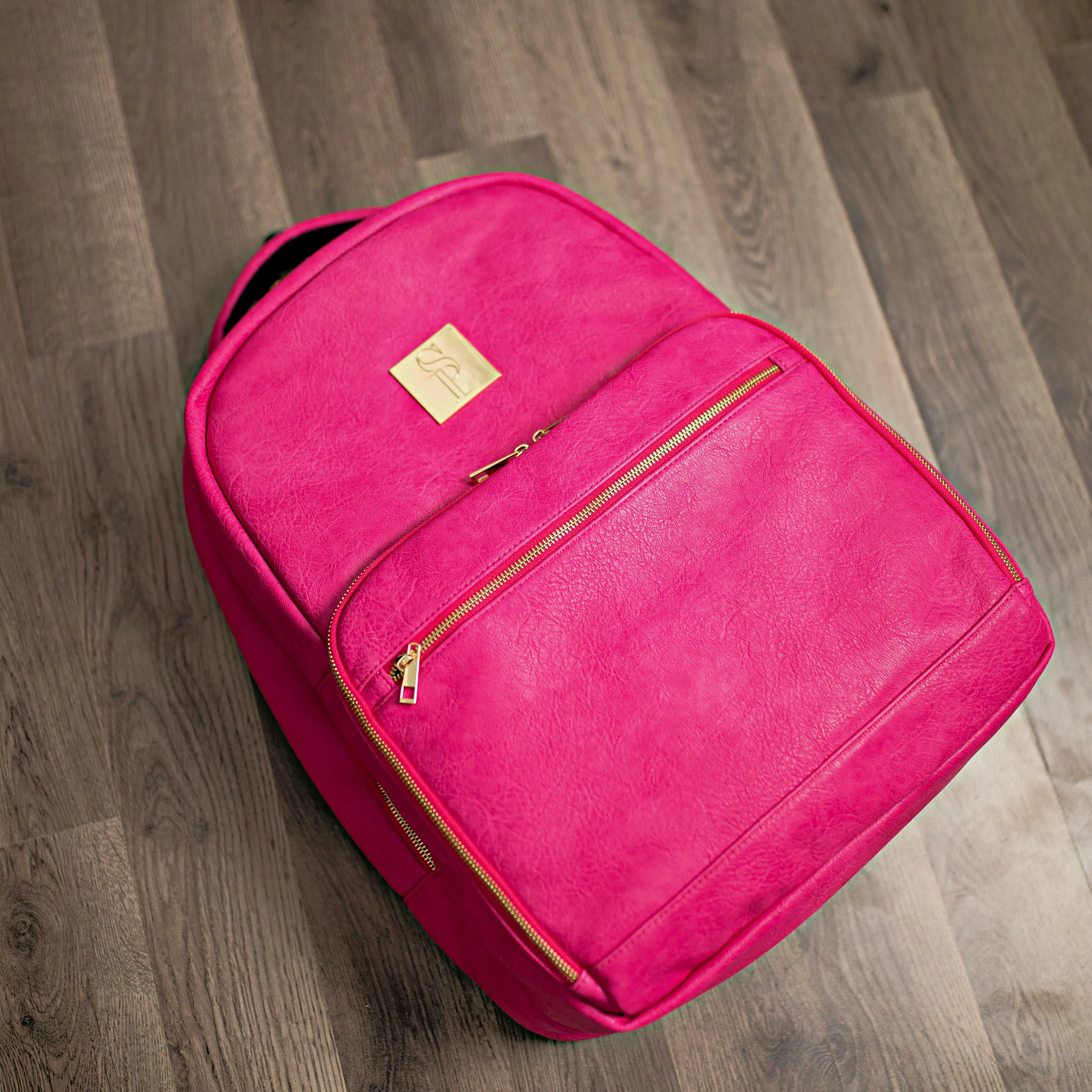 Pink Tumbled Leather Commuter Bag (Only 100 Made)