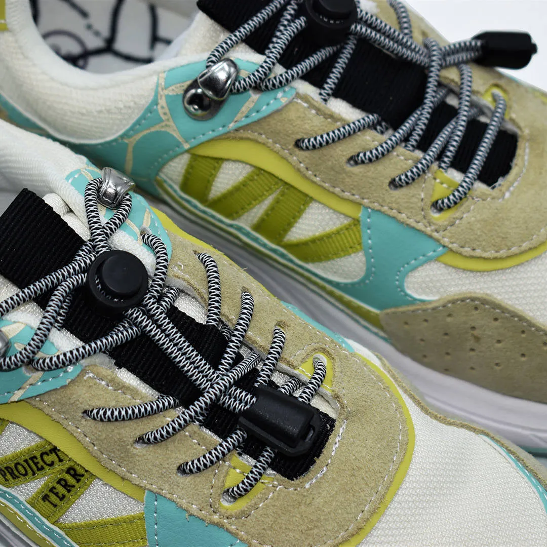 PJ2050 Running Acqua, Beige & Acid Green