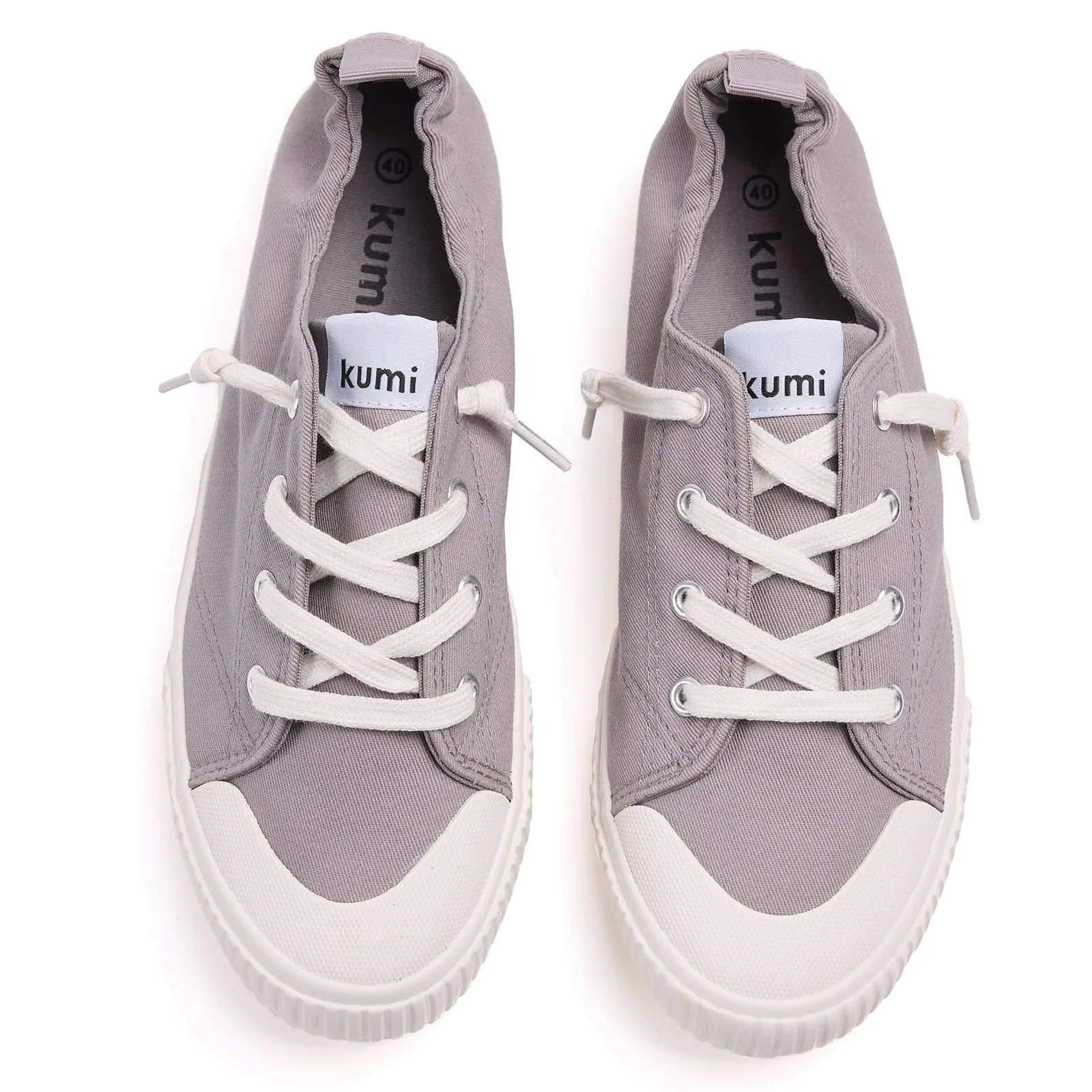 REMADE Lilac Platform slip-on sneakers